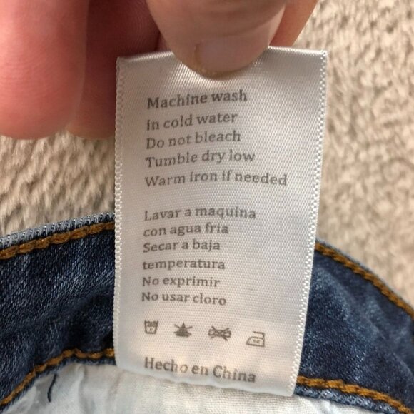 KanCan Women's Jeans Size 3/25 26x25 Measured Mid Rise Skinny Blue Denim - Picture 10 of 16